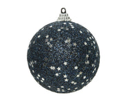 SFERA DA APP GLITTER BLU NOTTE D.8CM