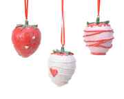 PENDENTE A FORMA DI FRAGOLA 8CM ASSORTITO