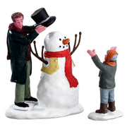 Sharp-Dressed Snowman, Set Of 2 - LEMAX COD 52352