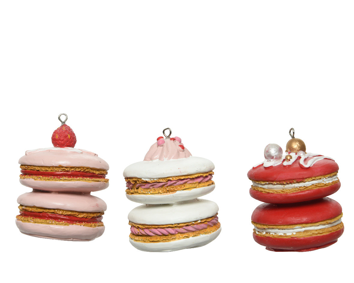1 DECORAZIONE DOLCETTI APPENDIBILI 5,4X5,9CM ROSA MODELLO ASSORTITO