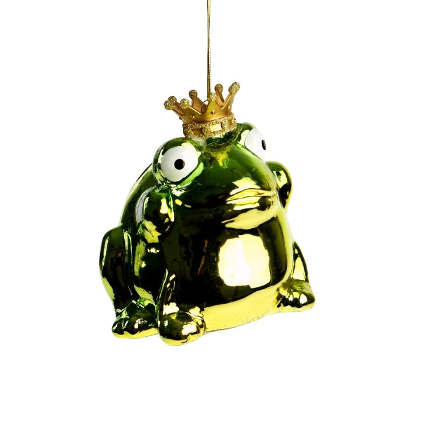Statuetta Principe Ranocchio Verde  9x10 cm