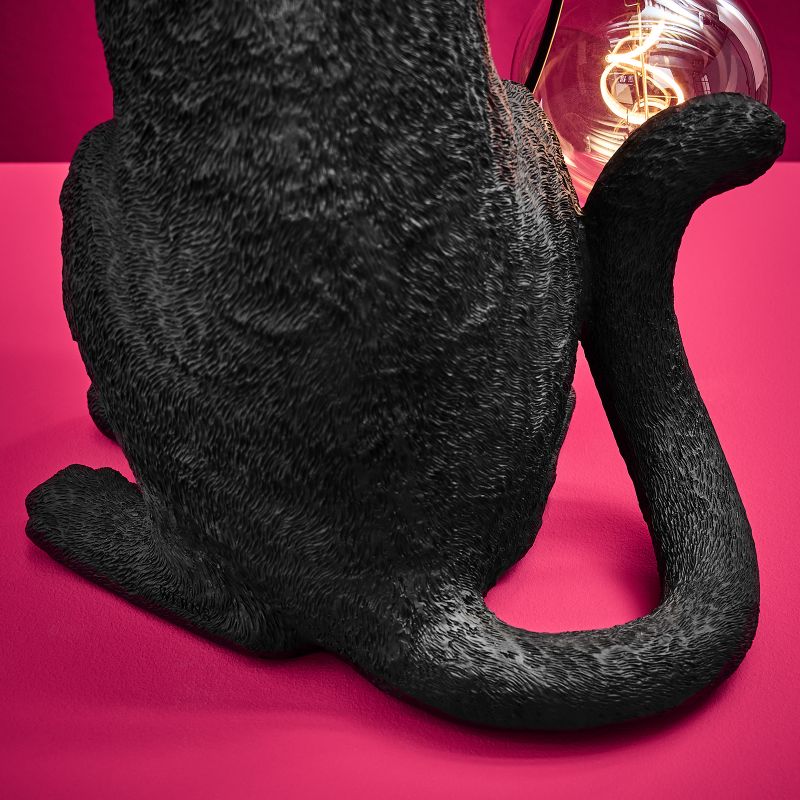 LAMPADA DA TAVOLO GATTO CHOUCHOU NERO