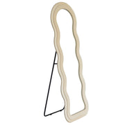 Specchio da Parete in Legno Rivestito Té 60x80 cm Naturale Peraga Home