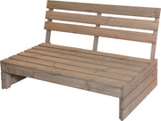 SEDIA LEGNO 120X93X76,5 GRIGIO