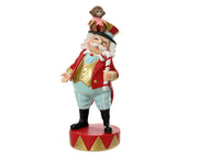 Schiaccianoci circo natalizio con Scimmia Rosso H19.5cm