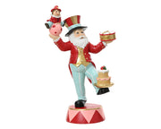 Schiaccianoci circo Natalizio Multicolore H36cm