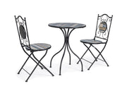 SET TAVOLO CON 2 SEDIE PIEGHEVOLI HUSTON