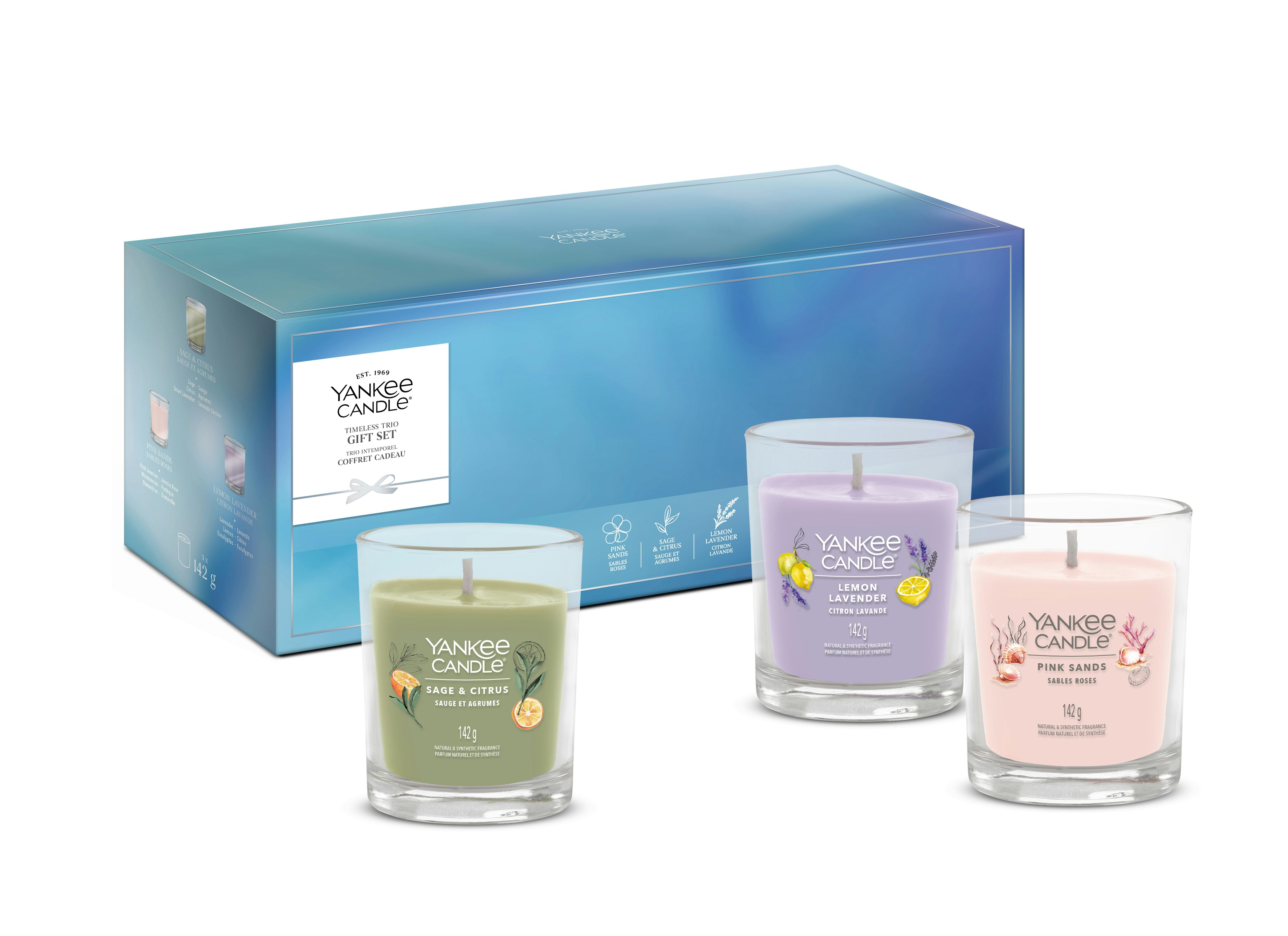 Set Regalo Timeless Trio Tre Candele Tumbler Yankee Candle