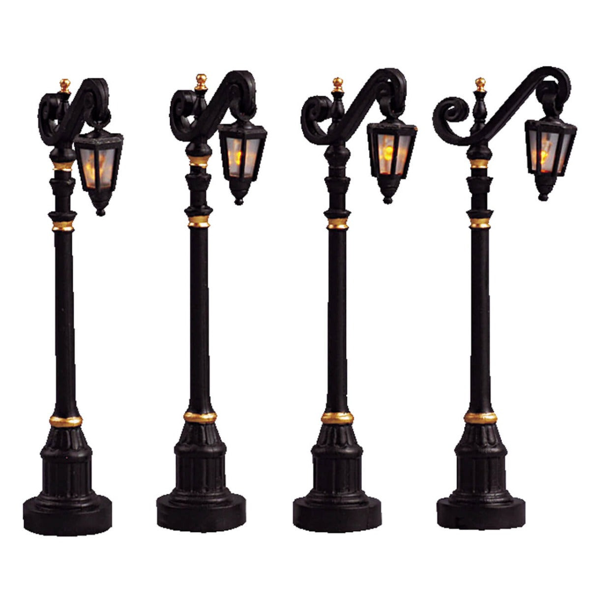 Colonial Street Lamp, Set Of 4 - LEMAX COD. 54313