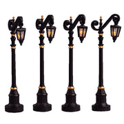 Colonial Street Lamp, Set Of 4 - LEMAX COD. 54313