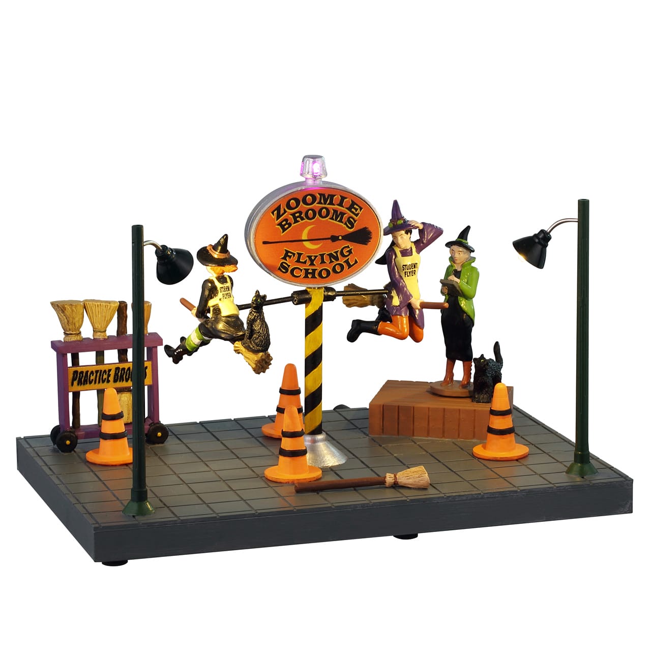 Zoomie Brooms Flying School - LEMAX COD. 54434