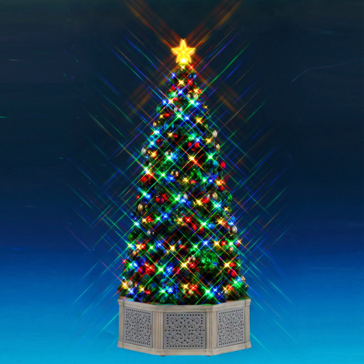 HAVE A BLUE (TOOTH) CHRISTMAS (TREE) CON ALIMENTATORE 4.5V - LEMAX 54580
