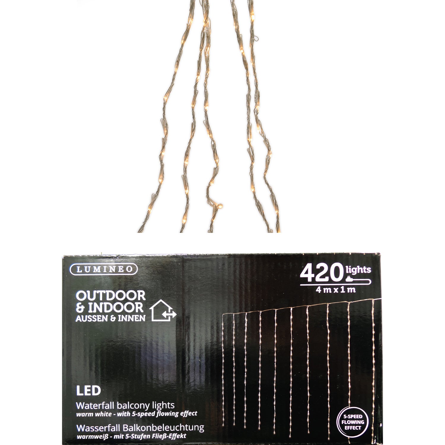TENDA 420 LED 400X100CM COLOR BIANCO CALDO