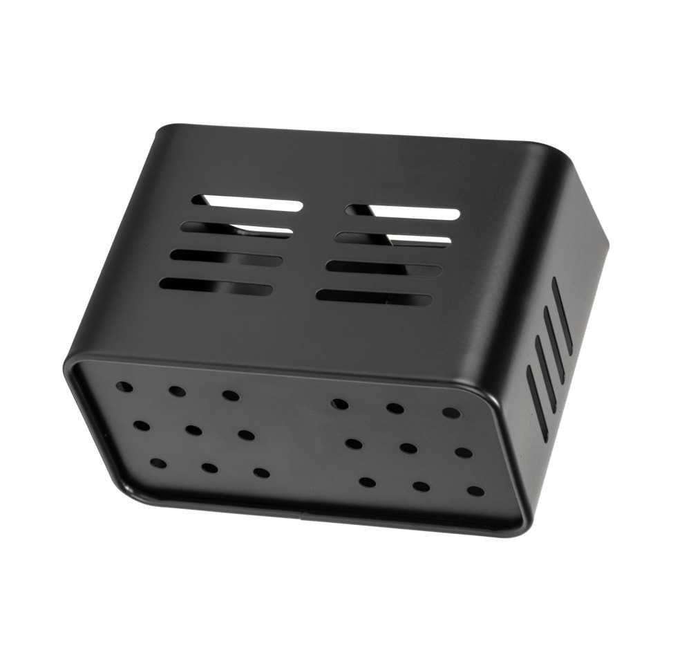 CESTO PORTAPOSATE BACO NERO IN METALLO