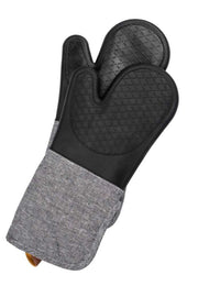 GUANTI DA FORNO IN SILICONE ADA NERI