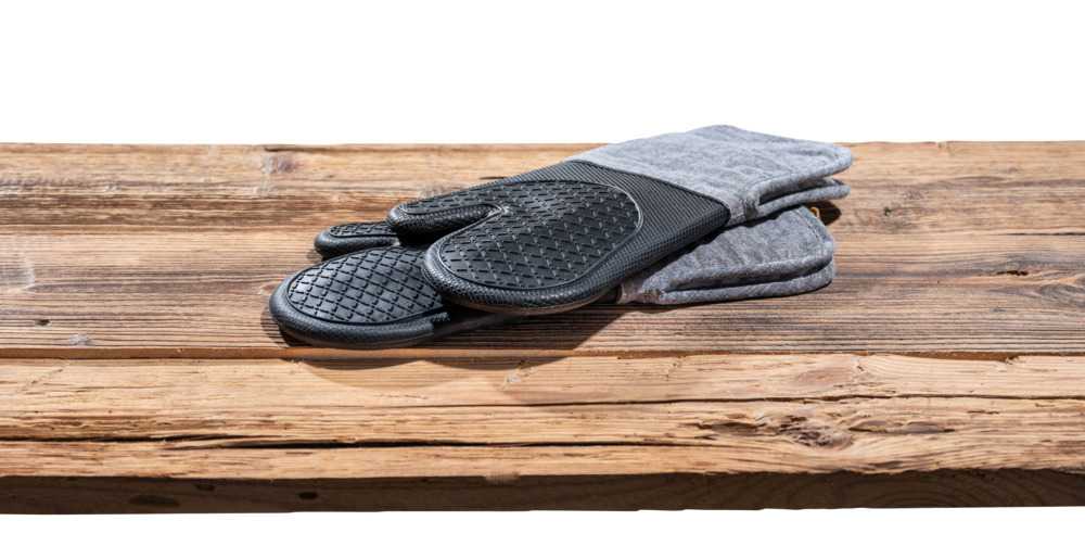 GUANTI DA FORNO IN SILICONE ADA NERI