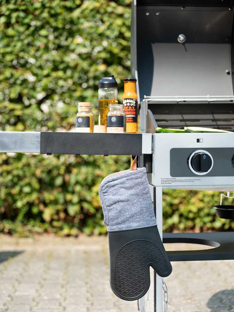 GUANTI DA FORNO IN SILICONE ADA NERI