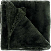 COPERTA PLAID TORVAH 150X200CM VERDE SCURO