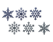 OFFERTA 6 FIOCCHI DI NEVE APPENDIBILI 12CM ASSORTITI