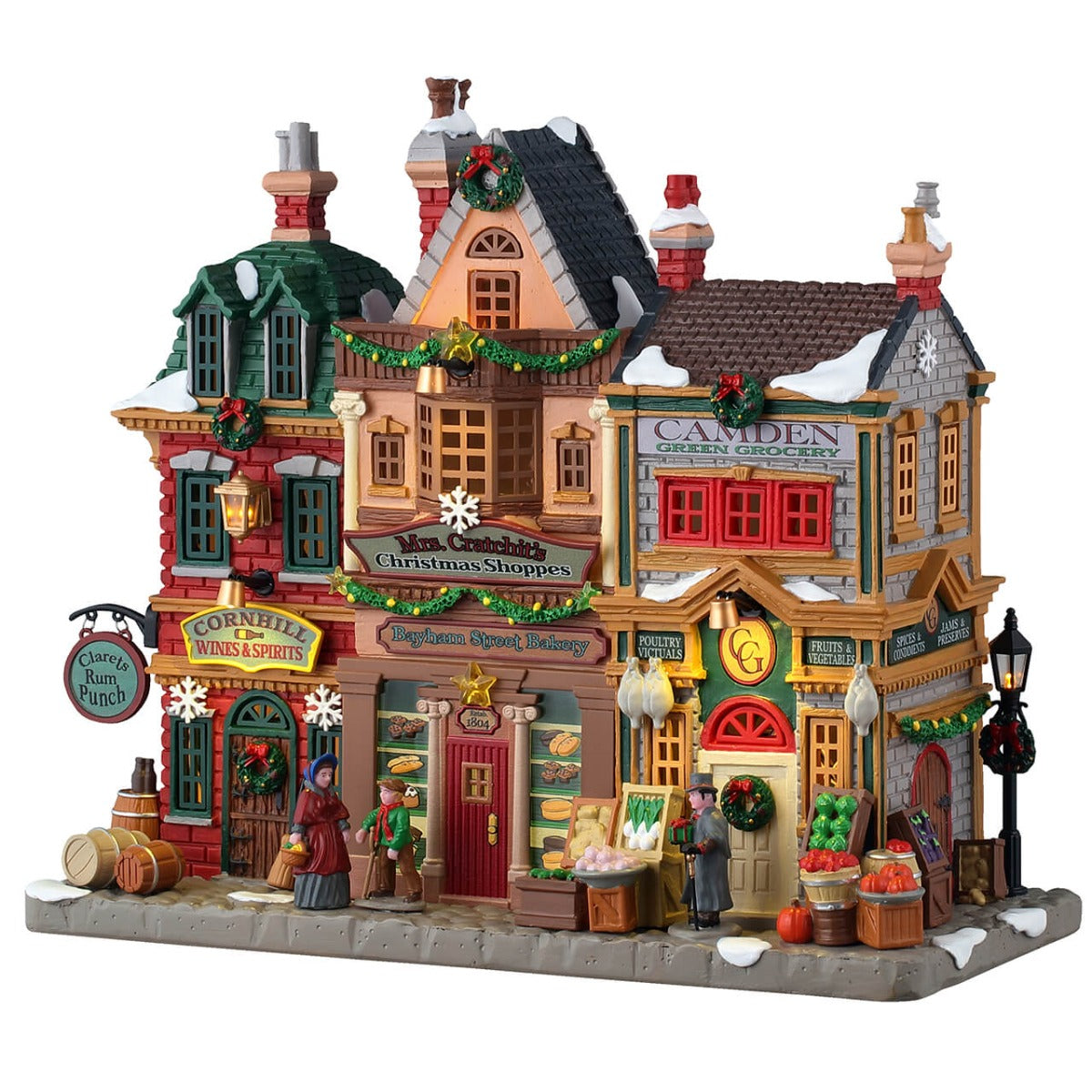 MRS. CRATCHIT'S CHRISTMAS SHOPPES CON ALIMENTATORE 4.5V - LEMAX COD. 55314