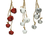 Pendente campanelle in ferro D 3,5 cm altezza 24 cm multicolore Peraga Christmas