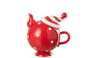 Teiera Cappello Dolomite Rosso/Bianco 19.5 cm Peraga Christmas