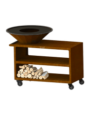 BARBECUE A BRACIERE PONTAILLAC 88 CON CARRELLO COGNAC