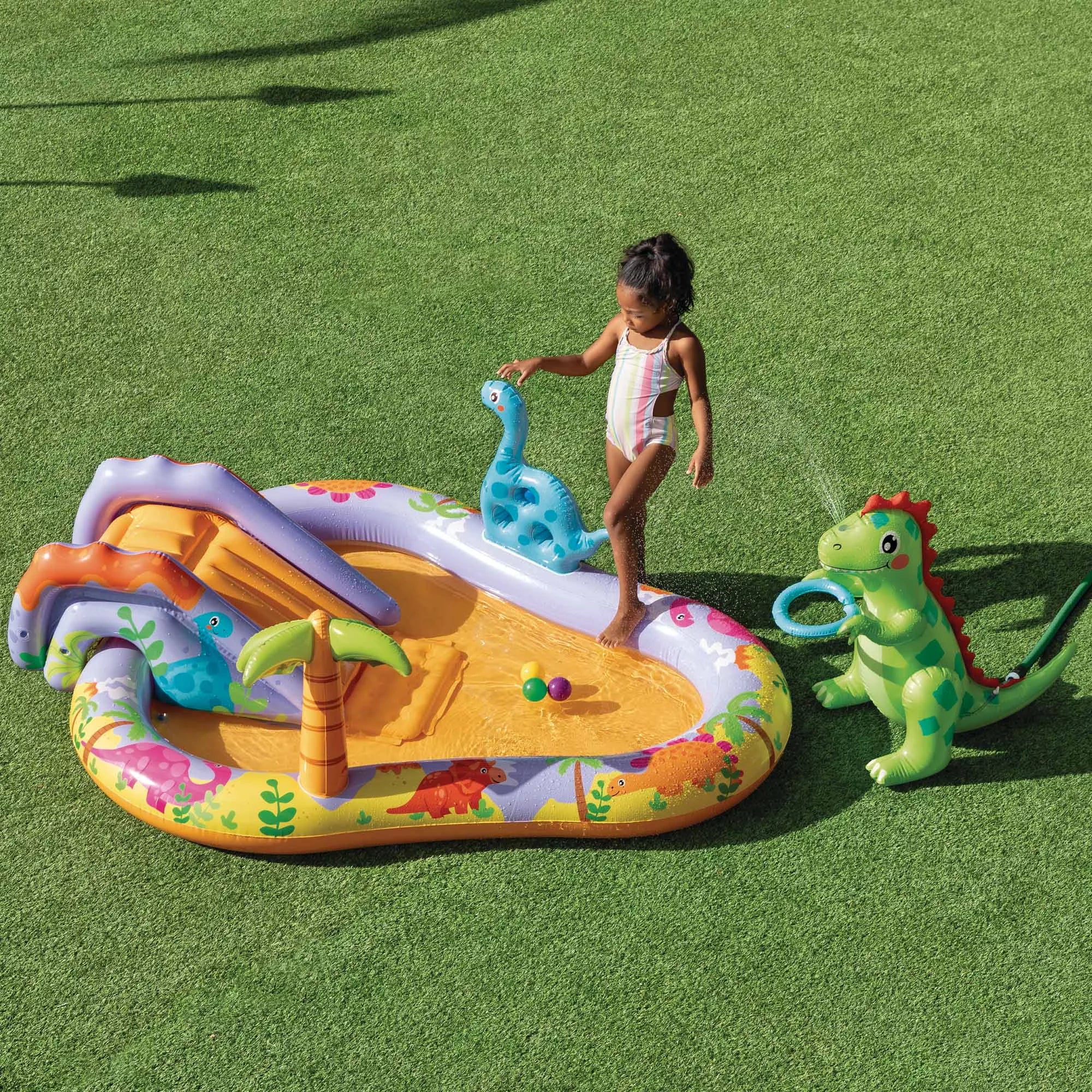 Intex Piscina Gonfiabile Play Center Dino Park - 210x157x69cm
