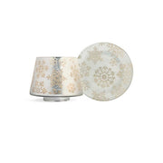 SNOWFLAKE FROST LARGE SHADE & TRAY