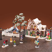 WHITE CHRISTMAS SET CON ALIMENTATORE 4.5V – LEMAX COD. 56671