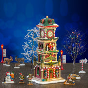 The Village Square Clock Tower Set - LEMAX COD. 56673