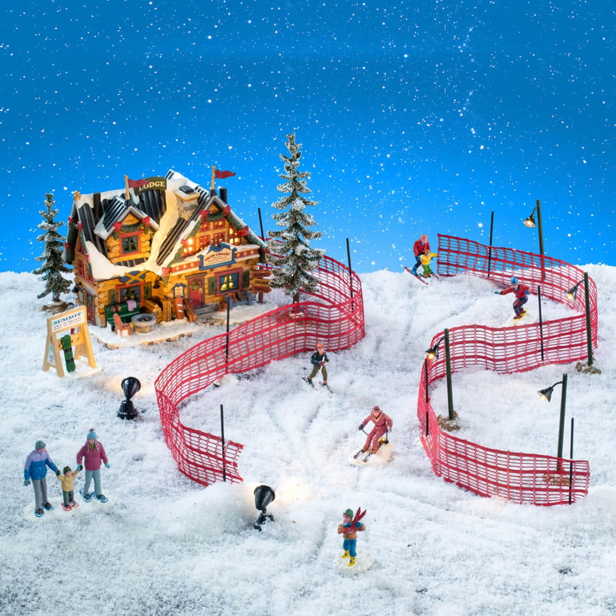 APRES-SKI LODGE SET CON ALIMENTATORE 4.5V – LEMAX COD. 56676
