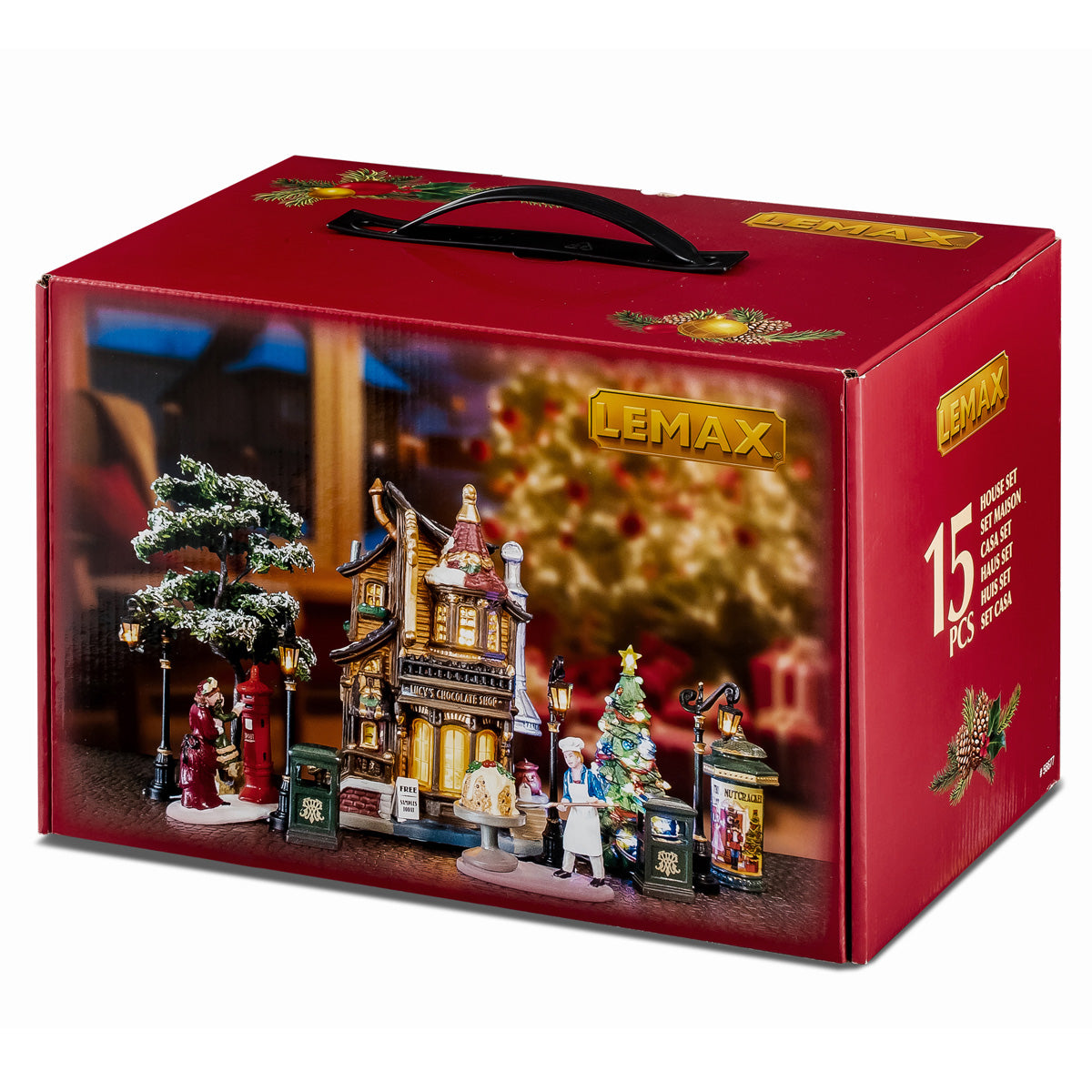 LUCY'S CHOCOLATE SHOP SET CON ALIMENTATORE 4.5V – LEMAX COD. 56677