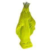 Statua Madonna con Corona Verde  23 cm