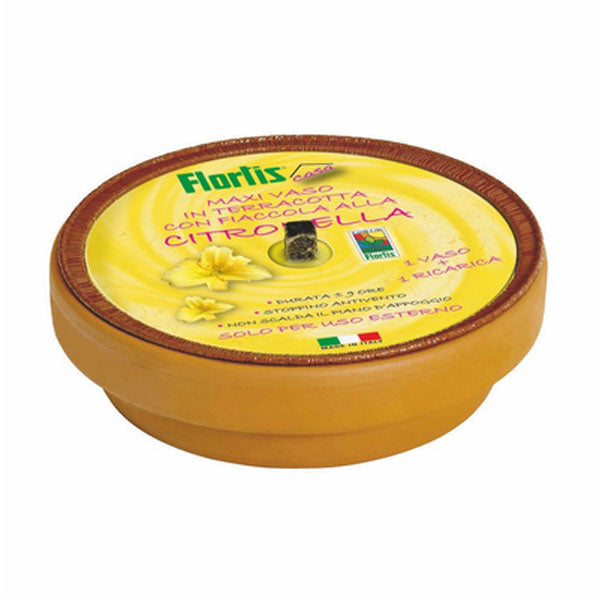 FIACCOLA CITRONELLA 16.5CM PROFUMATA COCCIO ANTI ZANZARE