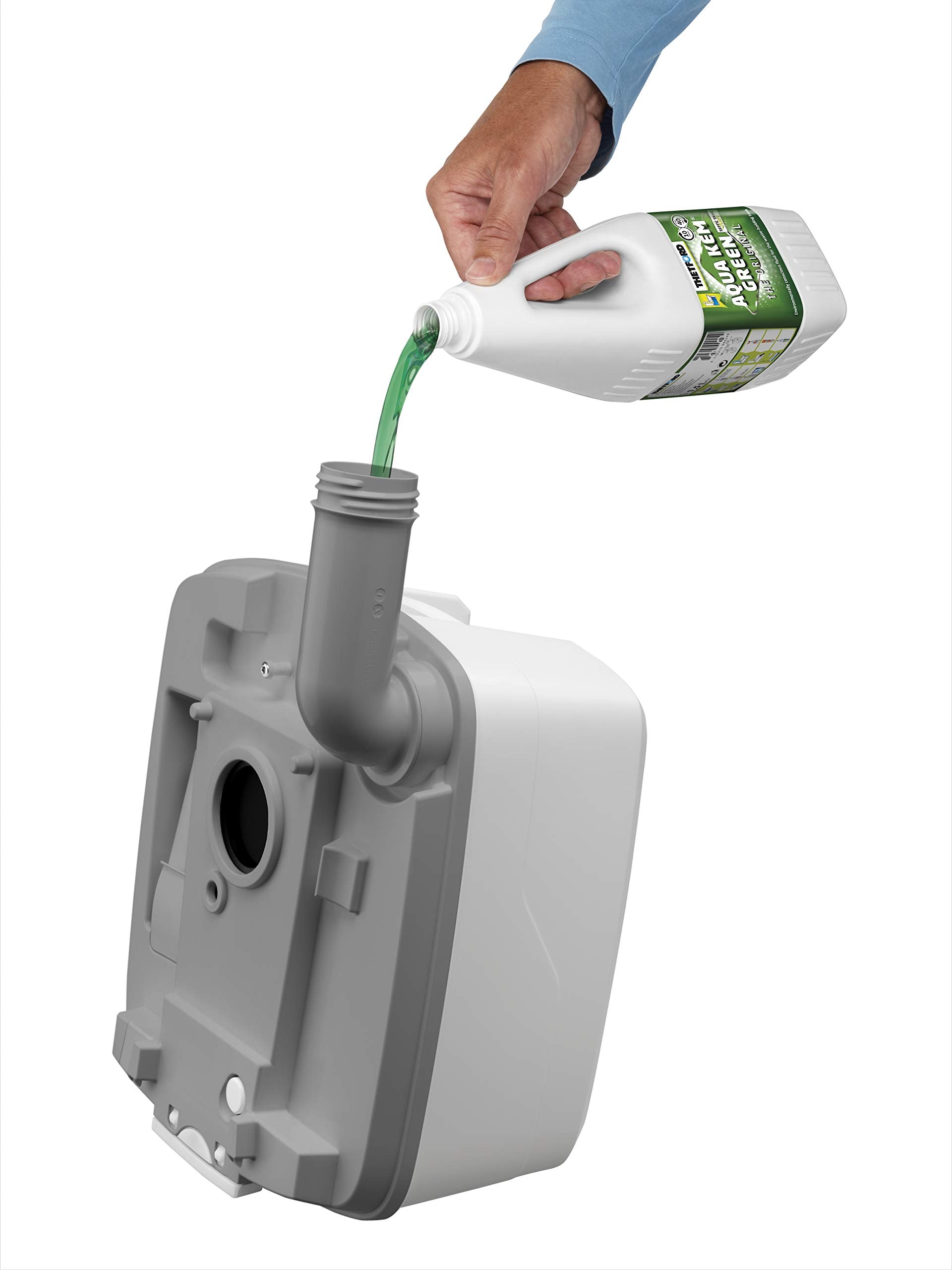 PORTA POTTI QUBE 165 WC CHIMICO PORTATILE PER CAMPER-ROULOTTE-CAMPEGGIO-BARCA