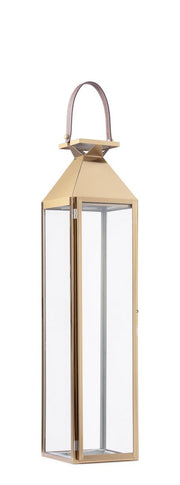 LANTERNA FLICKERY ORO 18x17x82h cm Bizzotto