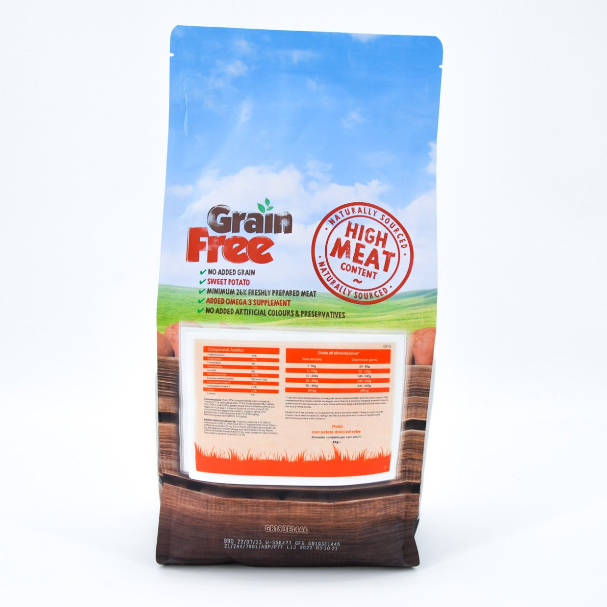 CROCCHETTE PERAGA GRAIN FREE PER CANE ADULTO 2KG POLLO