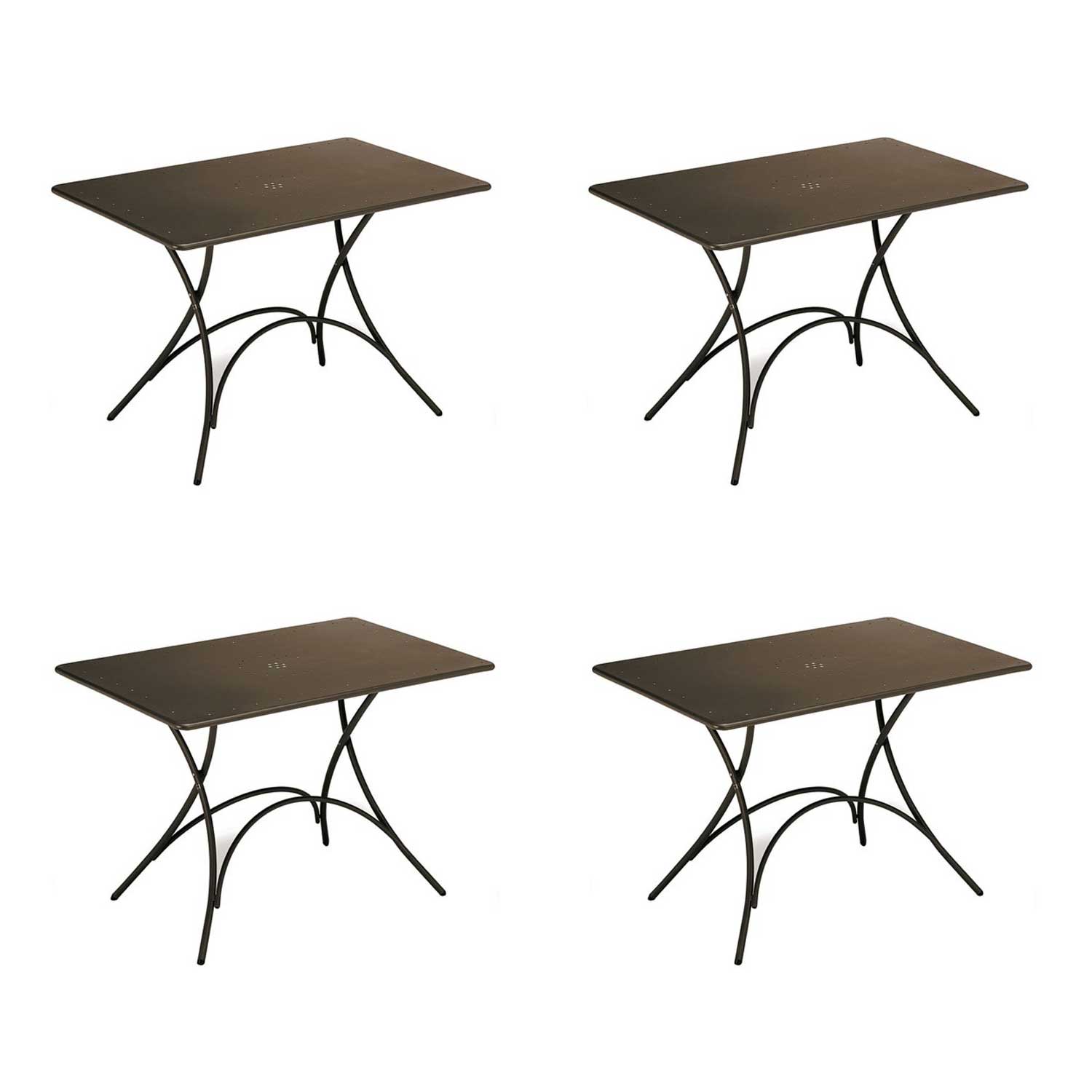 OFFERTA 4 TAVOLI RETTANGOLARE PIGALLE 118X76 COLORE A SCELTA