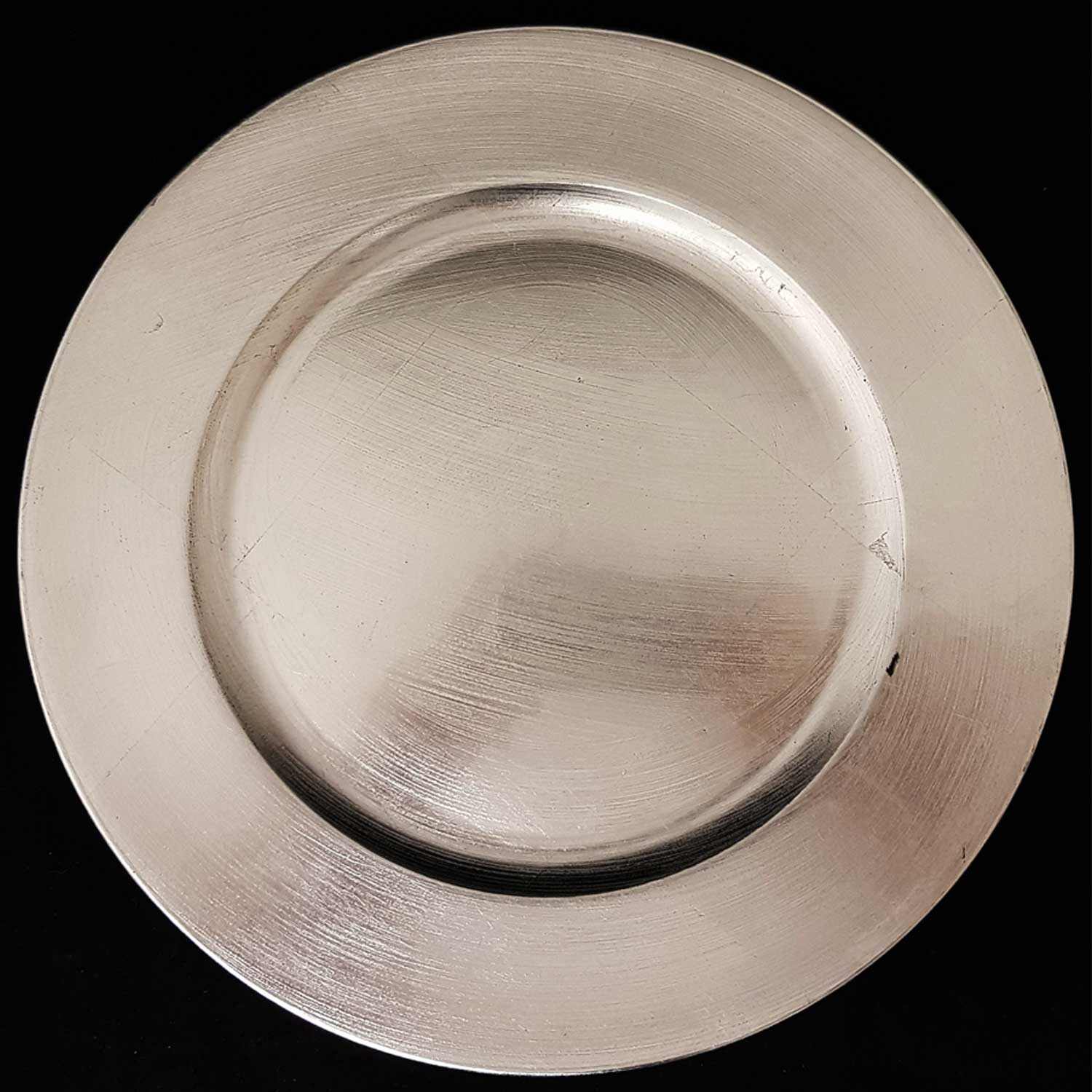 24 SOTTOPIATTI CIRCOLARI ARGENTO 33CM