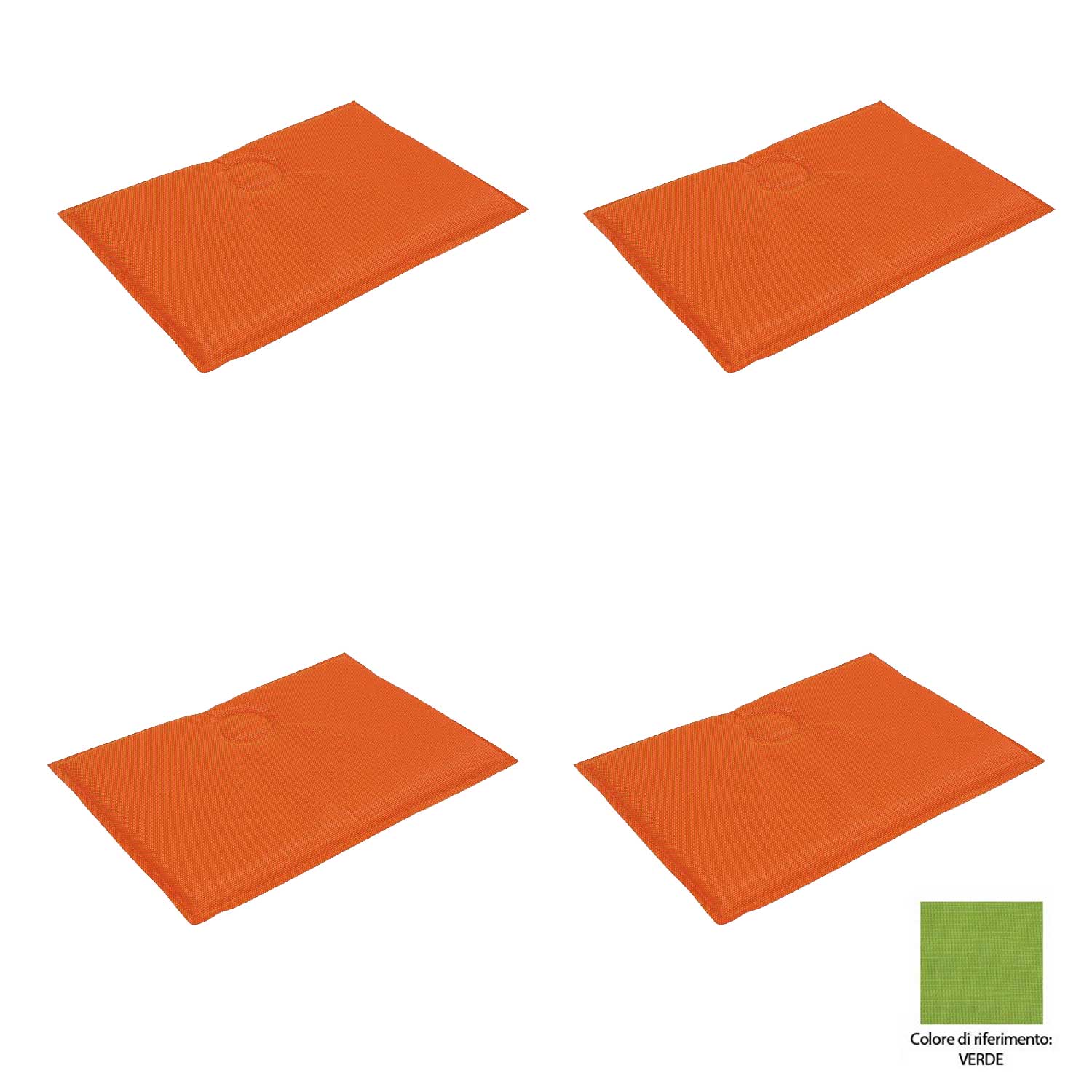 OFFERTA 4 CUSCINI MAGNETICI RETTANGOLARE PER SEDIE COLORE A SCELTA