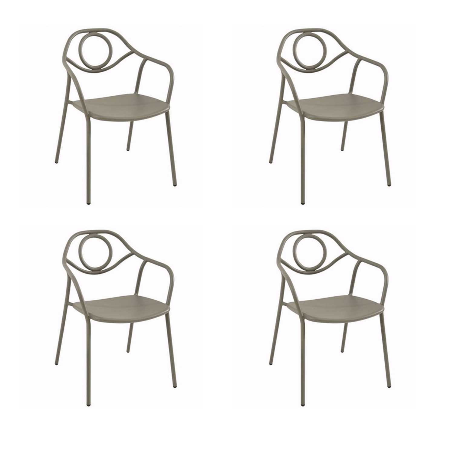 OFFERTA 4 POLTRONE ZAHIR COLORE A SCELTA