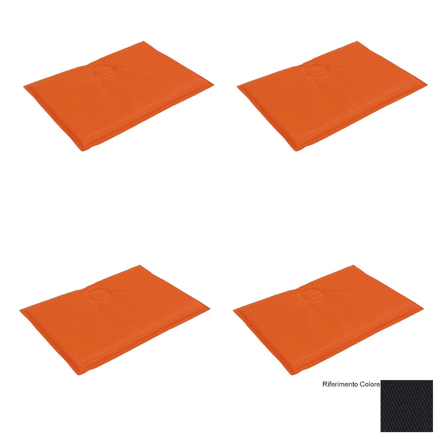 OFFERTA 4 CUSCINI MAGNETICI RETTANGOLARE PER SEDIE COLORE A SCELTA