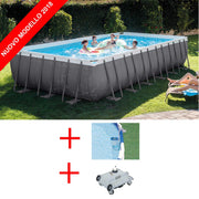 OFFERTA PISCINA ULTRA FRAME CM 732X366X132 CON POMPA FILTRO +ROBOT PULIZIA +SKIMMER