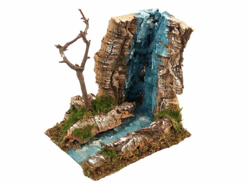 CASCATA CON INIZIO FIUME 10X10X12CM