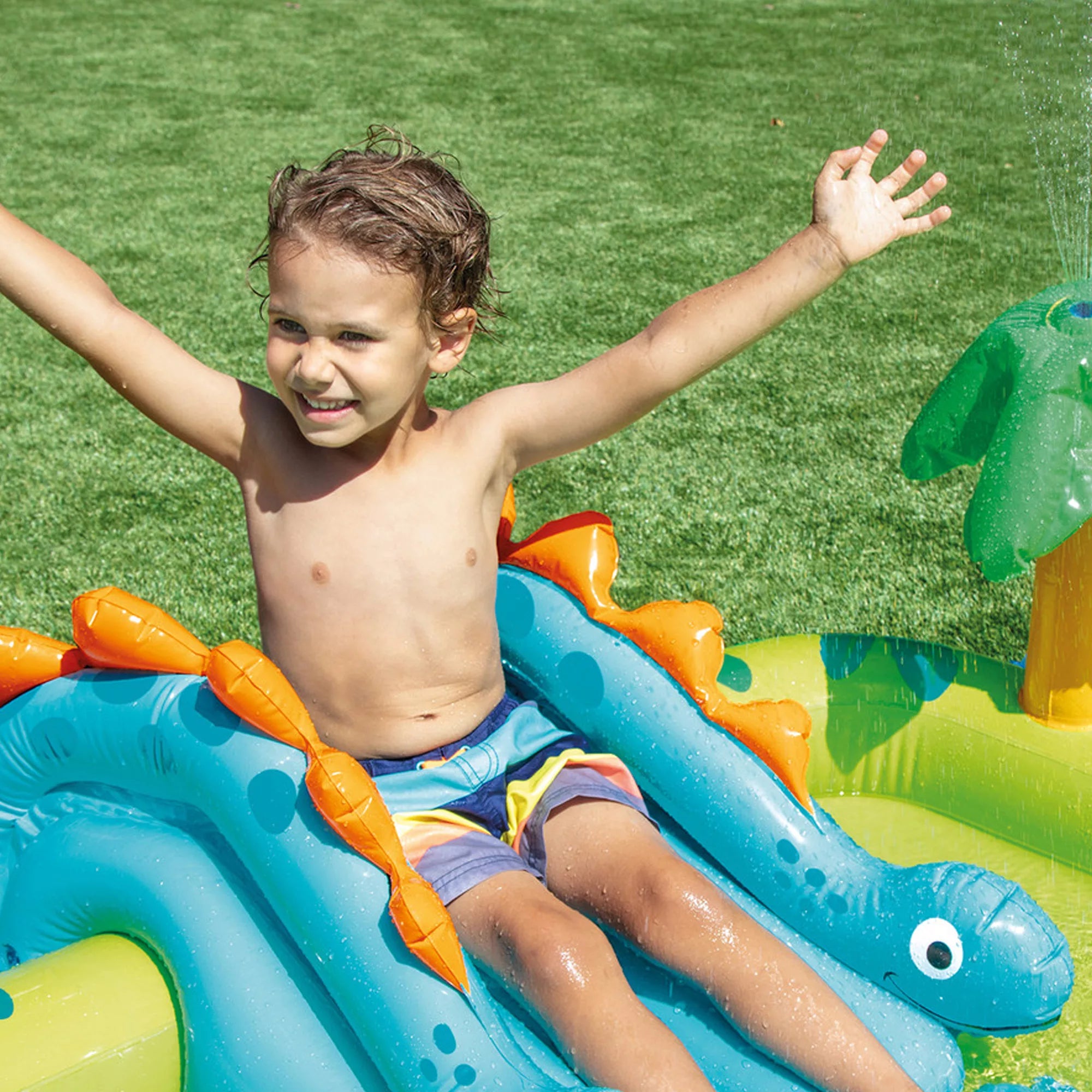 Intex Piscina Play Center Dinosauri Piccolo 191cm x 152cm x 58cm