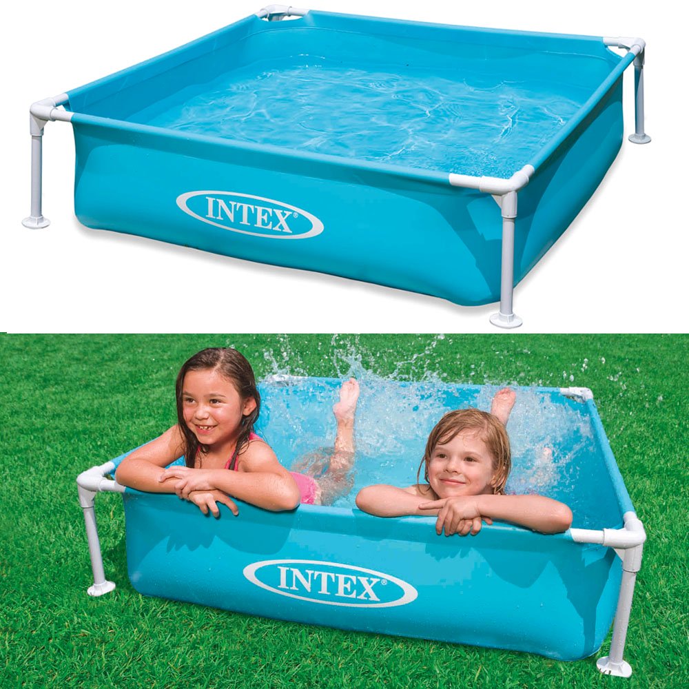 PISCINA MINI FRAME BLU PER BAMBINI 122X122X30CM
