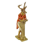 Cervo Waldemar v. Waldhain Poliresina 29x24x80 cm Classic X-Mas