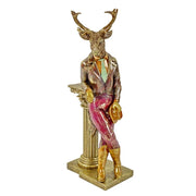 Cervo Herbert v. High Fashion 29,5x21,5x80 cm Oro Rosa Classic X-Mas
