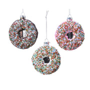 PENDENTE NATALIZIO A FORMA DI CIAMBELLA 9CM ASSORTITO